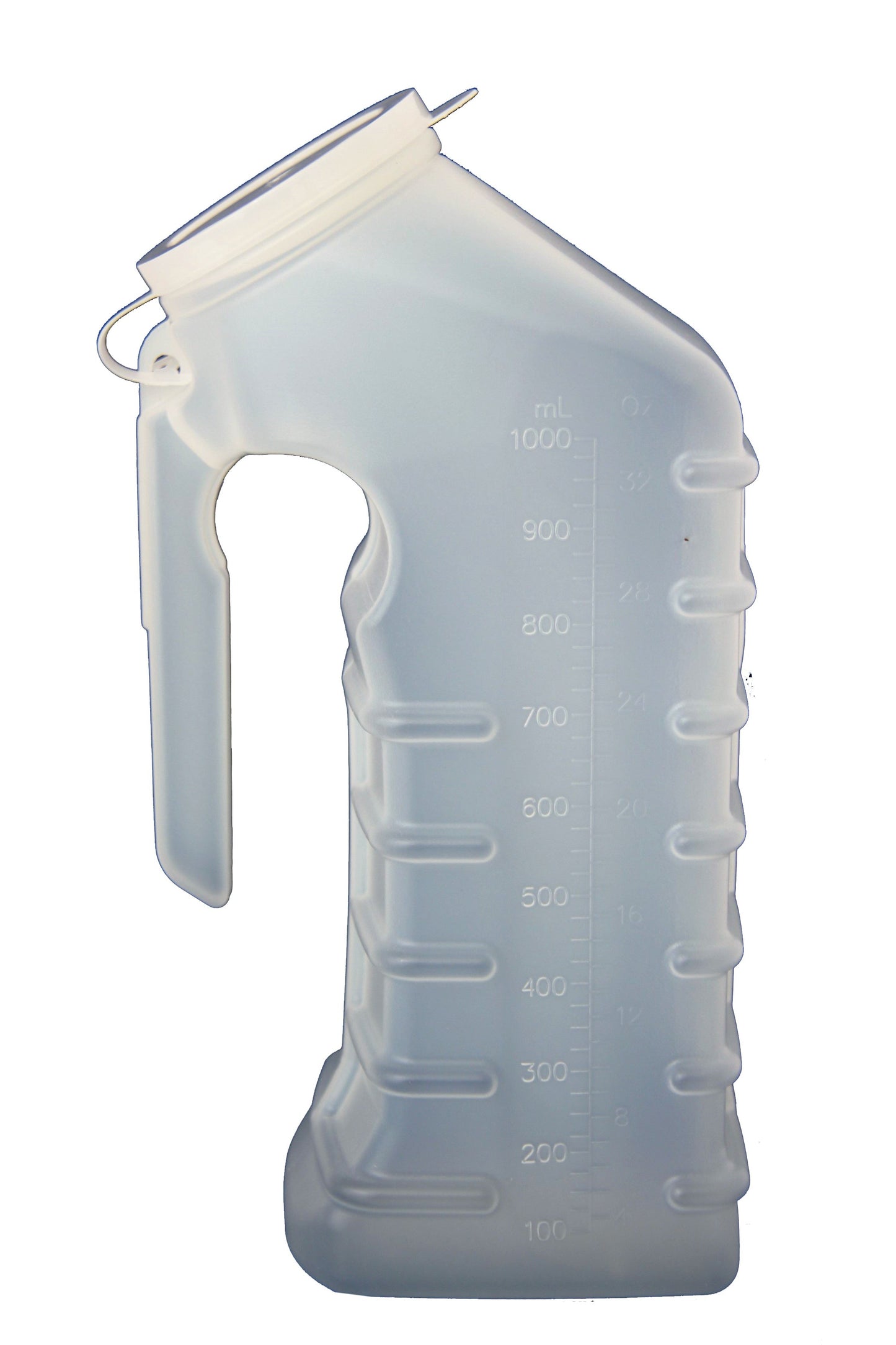 Male Urinal, with Lid, Translucent, 48/cs