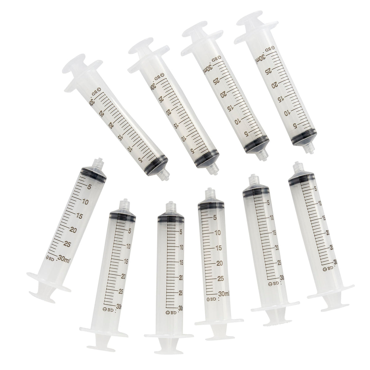 Pharmacy Tray BD Luer-Lok 30 mL Luer Lock Tip Without Safety