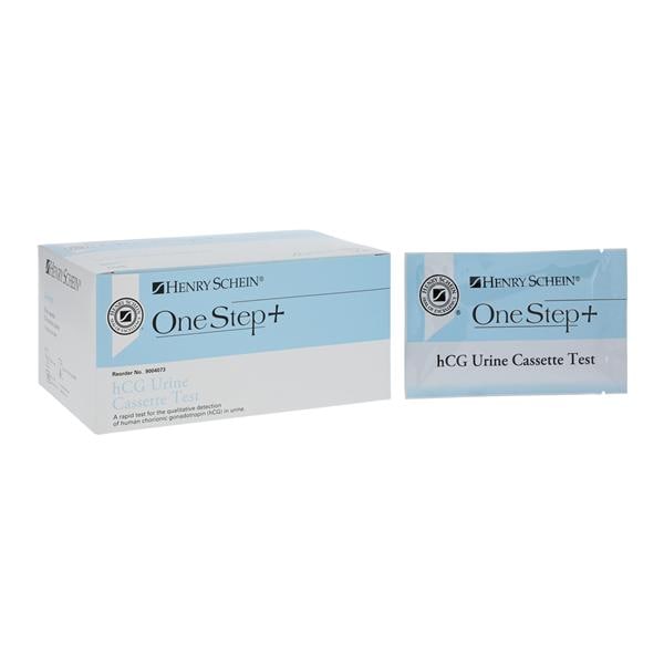 Henry Schein OneStep+ hCG Urine Cassette Test 25/bx