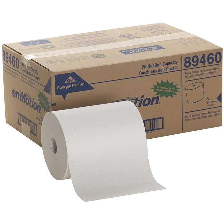 enMotion Towel Roll Disposable Paper 10 in x 800 Feet White 6Rl/Ca