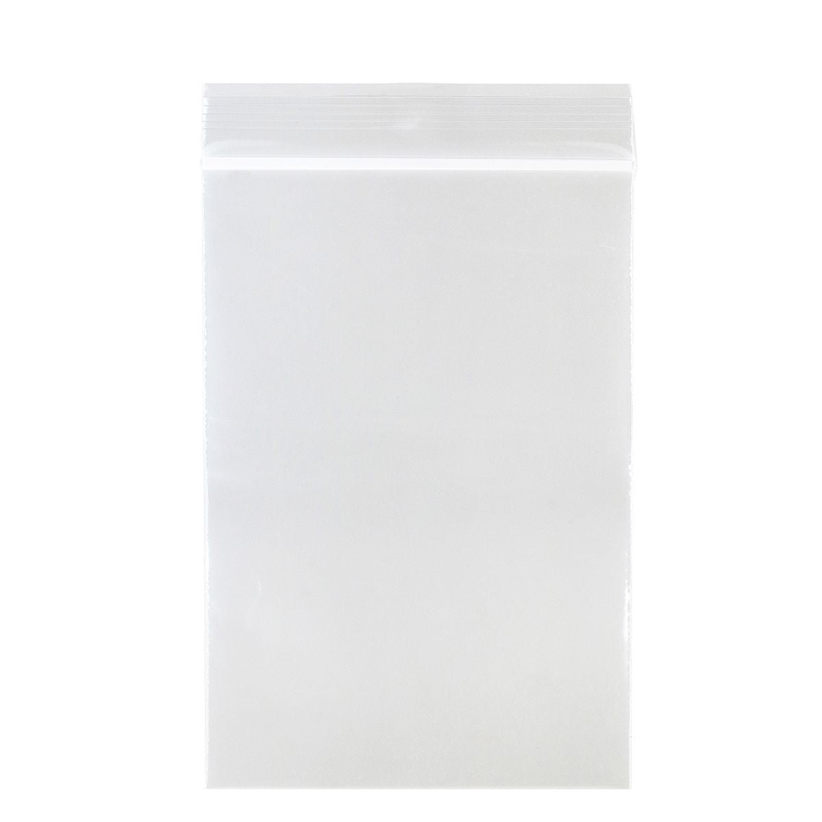 Reloc-Zippit Zip Closure Bags, 2 Mil, Clear, LDPE Film, Flat Pack, 4 x 6, 100/pk, 10 pk/cs