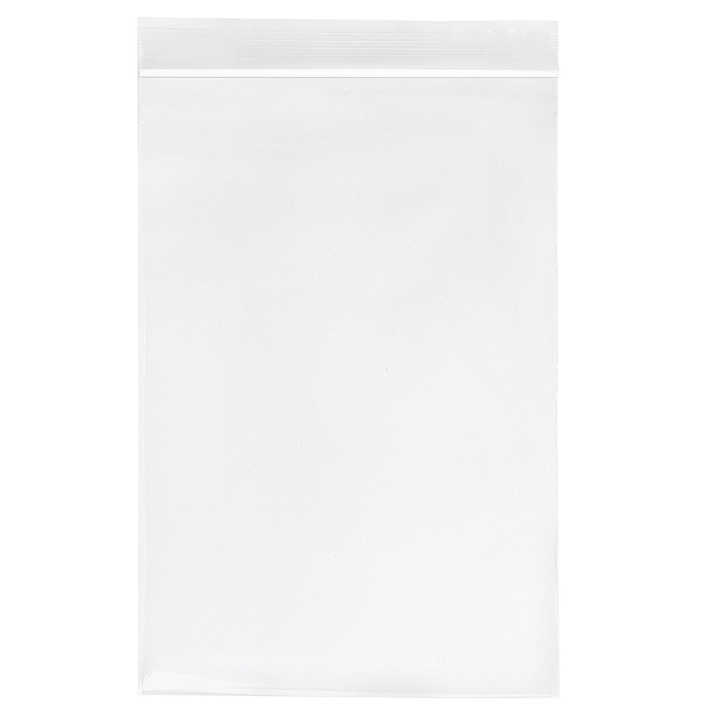 Reloc-Zippit Zip Closure Bags, 2 Mil, Clear, LDPE Film, Flat Pack, 6 x 9, 100/pk, 10 pk/cs