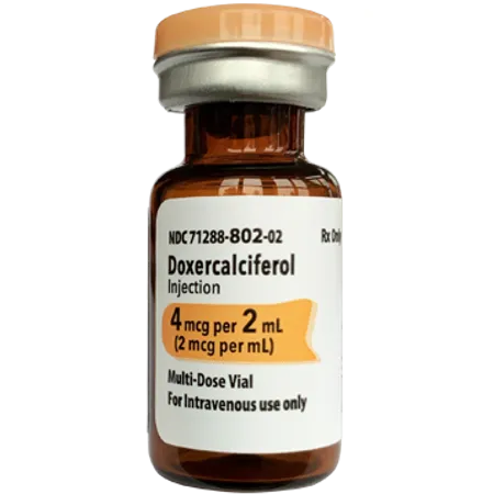 Doxercalciferol Injection 4mcg 2mL (2mcg/mL) MDV, 25/Bx