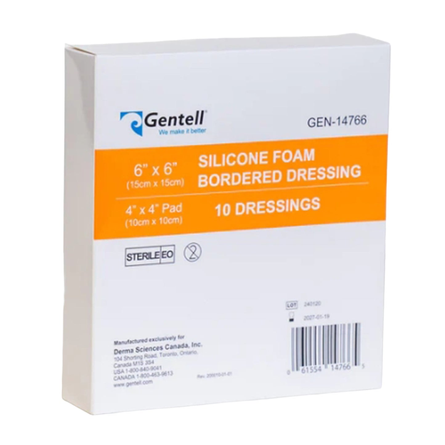 Silicone Foam Bordered Dressing