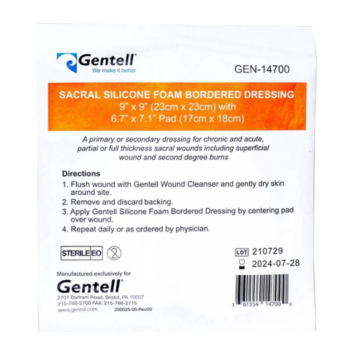 Silicone Foam Bordered Dressing