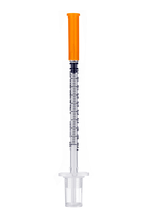 SYRINGE/NDL, INSULIN 1ML FIXEDNDL 30G X 5/16" (100/BX)