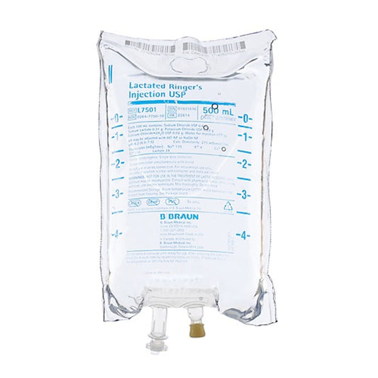 Lactated Ringer's Solution IV Solution 500 mL 24/cs