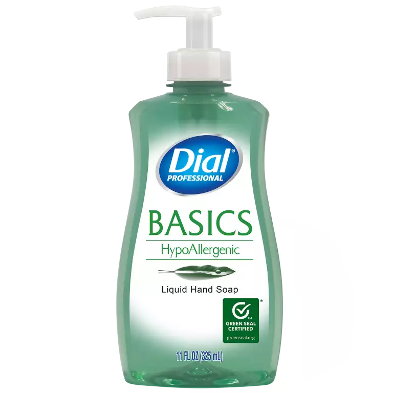 Dial Professional Basics Liquid Hand Soap, 11 oz Bottle, 12/cs