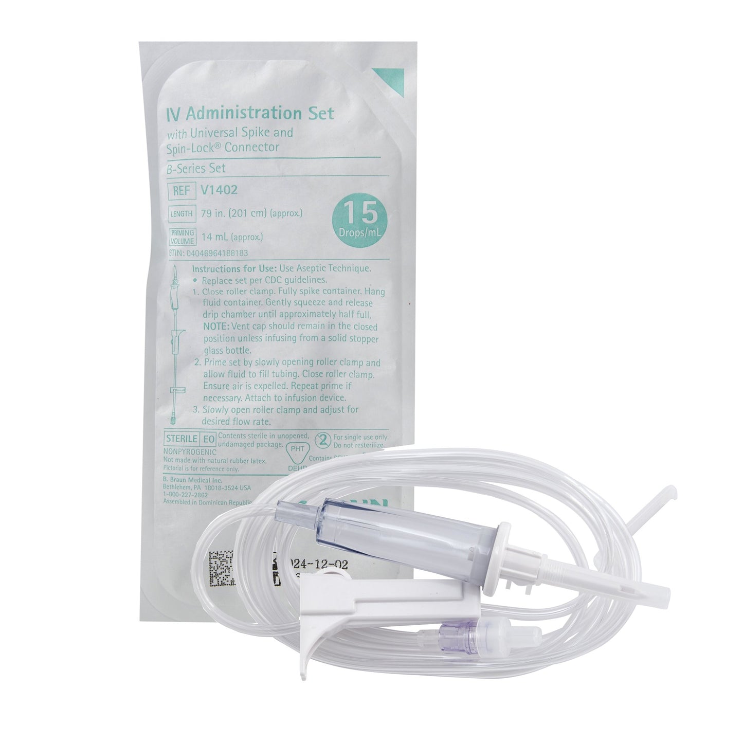 IV ADMIN SET, BASIC 15DRP 79" LL (50/CS)