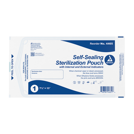 Sterilization Pouch 7.5" x 13" 200/bx 5bx/cs