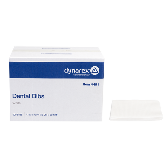 Dental Bibs - White 500/cs
