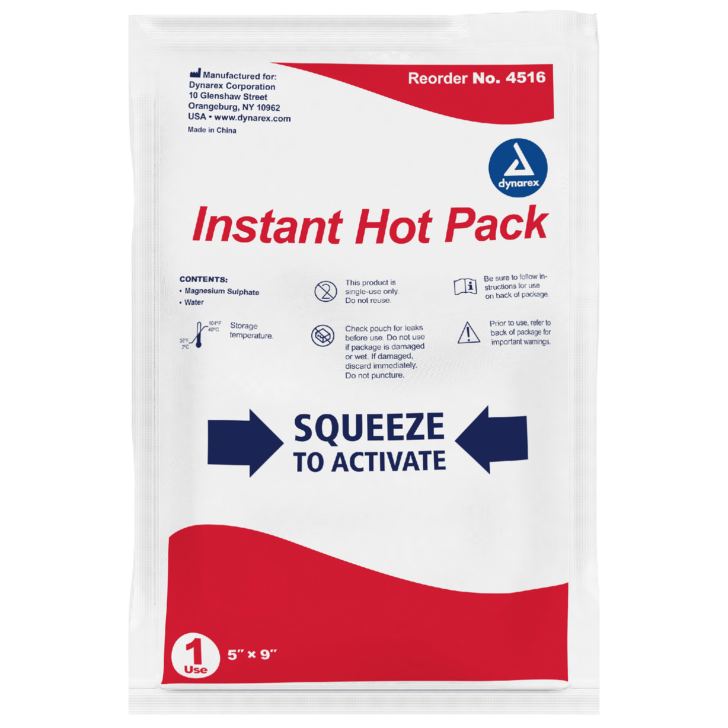 Instant Hot Pack 5"x9" 24/cs