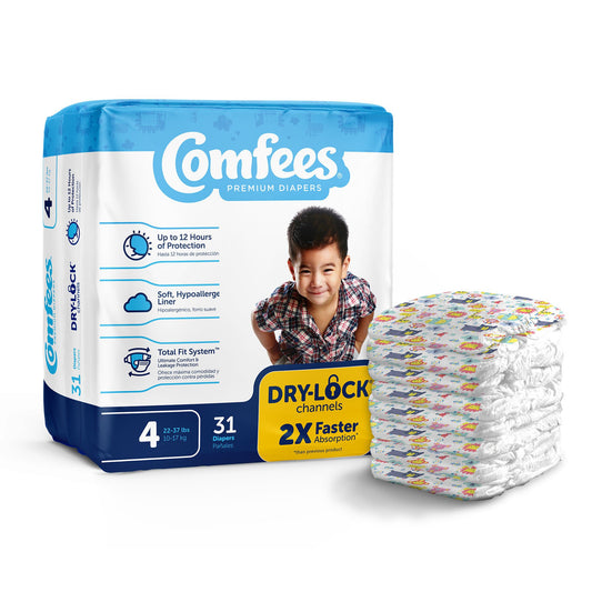 Unisex Baby Diaper Comfees  Disposable Moderate Absorbency