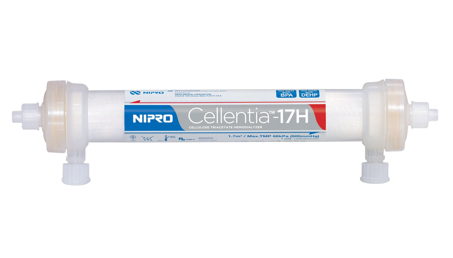 Cellentia-H 21 Highflux CTA Single use Dialyzer 24/cs