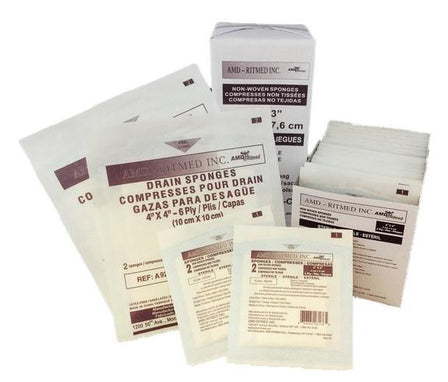 IV Sponge, 2" x 2", 6-Ply, Sterile 2s