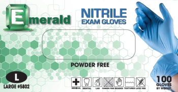 Emerald Exam Nitrile Powder-Free 3 Mil