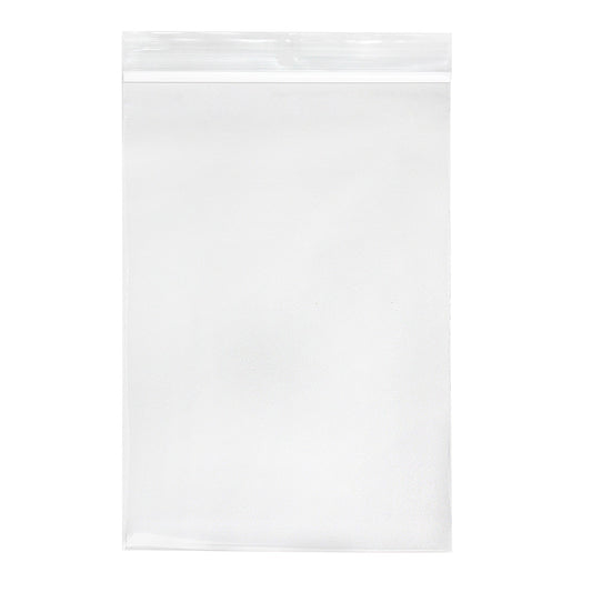 Reloc-Zippit Zip Closure Bags, 2 Mil, Clear, LDPE Film, Flat Pack, 4 x 8, 100/pk, 10 pk/cs