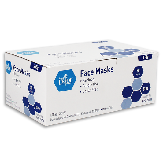 Ear Loop Face Mask - Blue