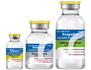 Propofol Injectable Emulsion, USP 200mg 20mL (10mg/mL) SDV