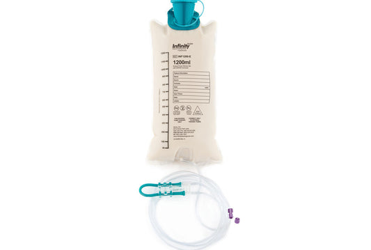 Enteral Feeding Pump Bag Set with ENFit Connector Infinity Silicone NonSterile