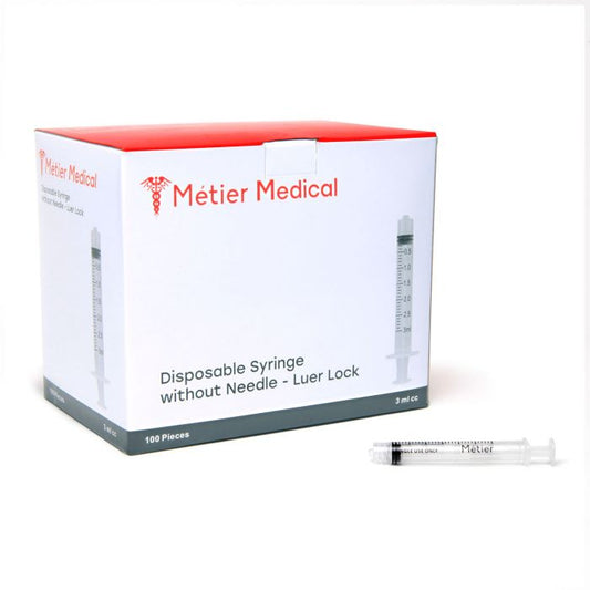 Disposable Hypodermic Standard Syringe, Luer Lock